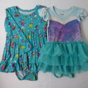 Posh Peanut Disney Bamboo Dress Bundle, Size 18-24 Months